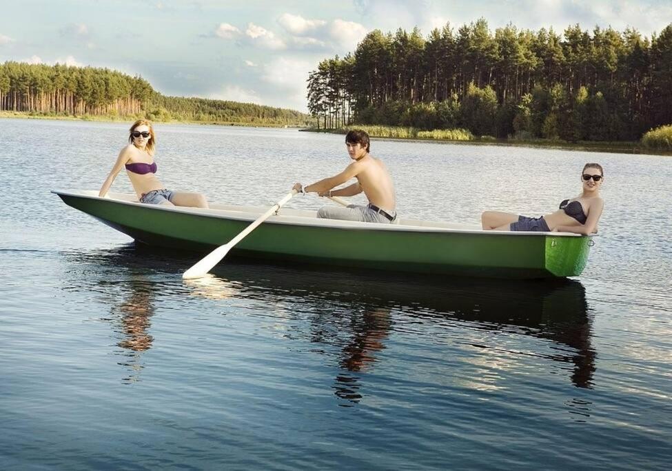 רודינג Bungalow Direkt Am See, Mit Eigenem Boot מראה חיצוני תמונה