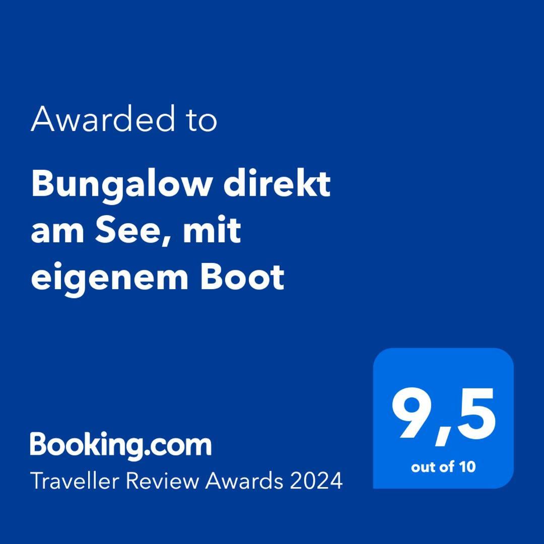 רודינג Bungalow Direkt Am See, Mit Eigenem Boot מראה חיצוני תמונה